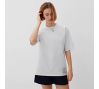 Футболка женская MINAKU oversize One Most Brand цвет серый меланж, размер 52 10362291