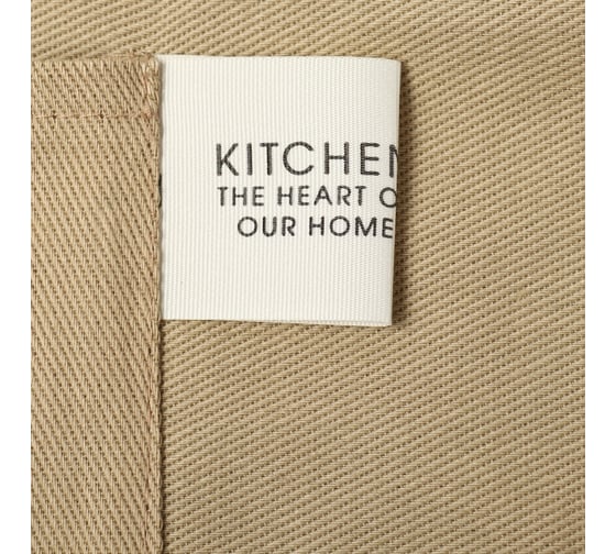 Фартук Этель Kitchen 60x70 см, цвет бежевый, 100% хлопок, саржа 250 г/м2 10472178