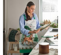 Набор подарочный Этель Новогодний лес фартук, прихватка 10733828