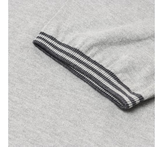 Джемпер мужской MINAKU Knitwear collection короткий рукав, цвет серый меланж, размер 52 9940935