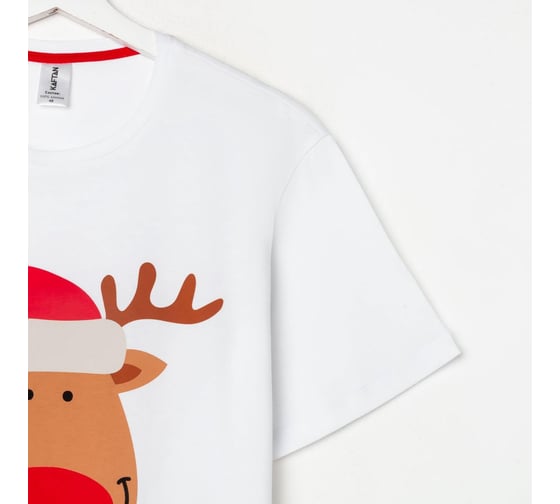 Футболка мужская KAFTAN "Merry Xmas" размер 52 7091285