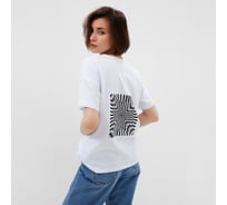 Футболка женская MINAKU "Abstraction" цвет белый, размер 44 7627338