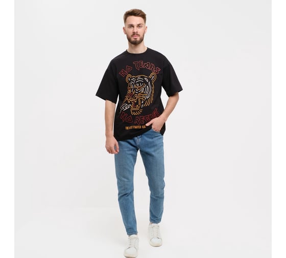 Футболка мужская KAFTAN "No regret" черный, размер 46 7025442