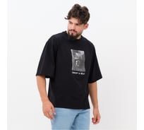 Футболка мужская KAFTAN "Drop" черный, размер 54 9877309