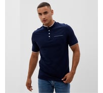 Футболка (поло) мужская MINAKU цвет темно-синий, размер 46 9513665