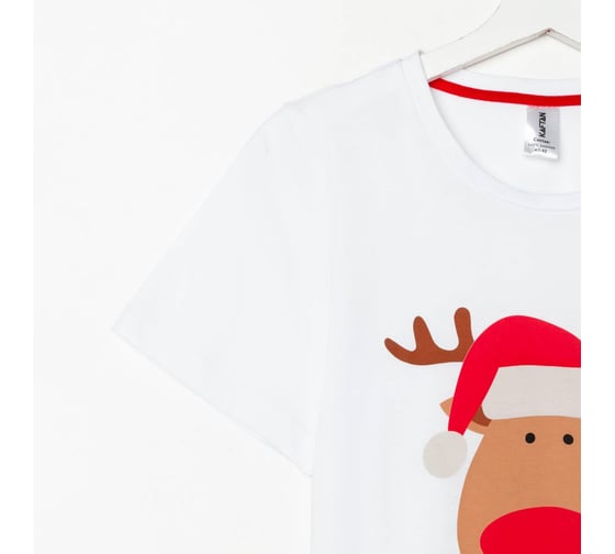 Футболка женская KAFTAN "Merry Xmas" размер 52-54 7091279