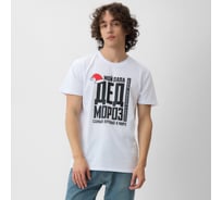 Футболка мужская KAFTAN Дед мороз, белый, размер XL 10667942
