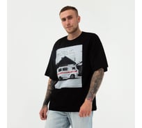 Футболка мужская KAFTAN "Помощь" черный, размер 56 7025405