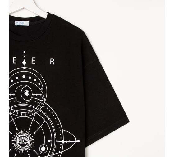 Футболка мужская KAFTAN "Seer" черный, размер 56 7025381