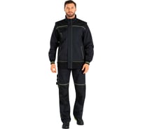 Куртка CERVA Ноксфилд цвет темно-серый/желтый, 60-62/170-176 31035344-6062/3