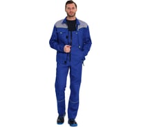 Костюм мужской Прабо "Профессионал 2" василек/серый, размер 44-46, рост 182-188 16107