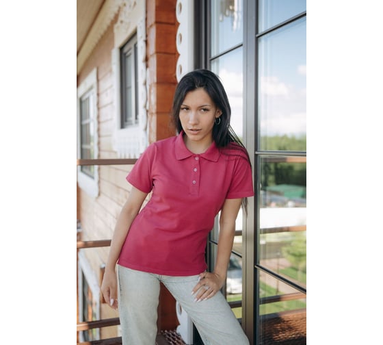 Поло Orlov-sky 320055/9 плотность 210 гр/м2, размер 48-50, цвет ягода KKW 4630196215764