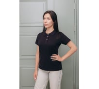 Поло Orlov-sky 320055/12 плотность 210 гр/м2, размер 48-50, цвет черный KKW 4630196215610