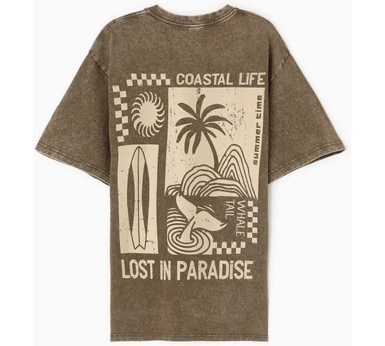 Футболка мужская MIST Paradise, зеленый, р-р XL 10822642