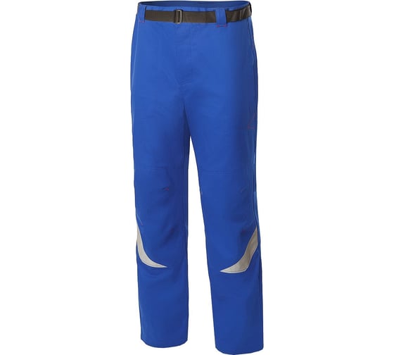 Мужские рабочие брюки СОЮЗСПЕЦОДЕЖДА ТЕЙКЕР Металл фри василек/красные 44-46/170-176 2000000232508 1