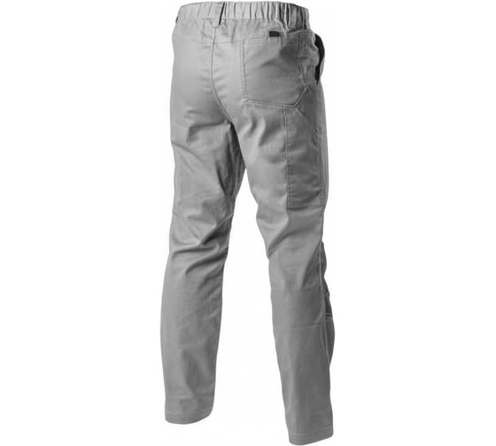 Штаны рабочие HOEGERT TECHNIK KALMIT светло-серые, 2XL (56) HT5K805-2XL