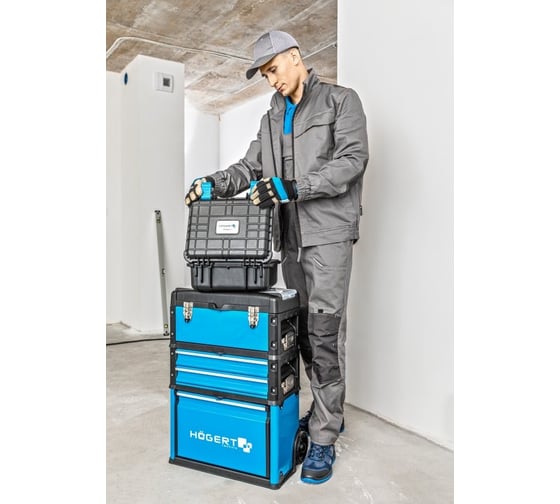 Куртка рабочая HOEGERT TECHNIK KALMIT светло-серая XL (54) HT5K803-XL