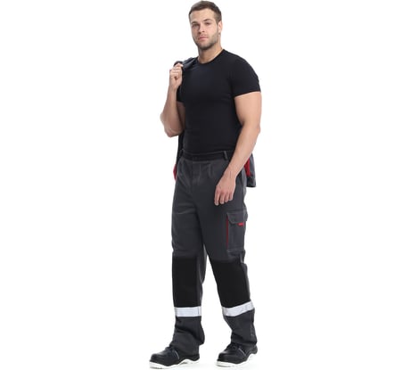 Брюки летние рабочие ИВАРУС Мир, ТВИЛ, с СОП, серый, 56-58, рост 182-188, (56/182)