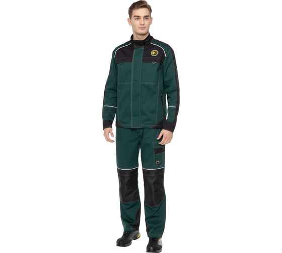 Костюм Авангард. Профессиональная экипировка Старт, зеленый/черный, р. 120-124, рост 170-176 519627 1