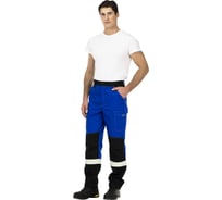 Брюки Авангард. Профессиональная экипировка Гудзон, васильковый/черный, р. 88-92, рост 170-176 521975