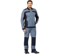 Костюм Авангард. Профессиональная экипировка Коннект серый/синий, р.104-108, рост 182-188 505314