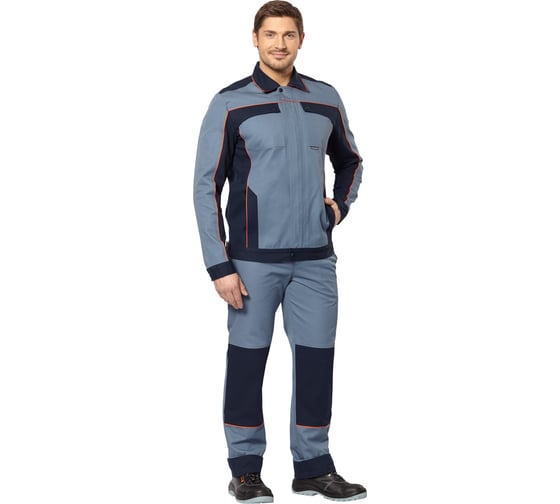 Костюм Авангард. Профессиональная экипировка Коннект серый/синий, р.104-108, рост 170-176 505305 1