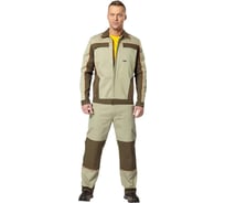 Костюм Авангард. Профессиональная экипировка Коннект бежевый/хаки, р. 96-100, рост 170-176 503561