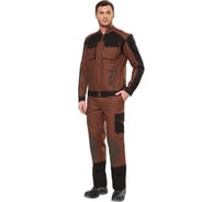 Костюм Авангард. Профессиональная экипировка Хаммер коричневый+черный, р.120-124, рост 170-176 505339