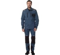 Мужской костюм Авангард. Профессиональная экипировка Палермо серый/черный, р.112-116, рост 170-176 525078