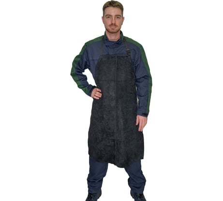 Спилковый сшивной фартук КСМ рфссш-02