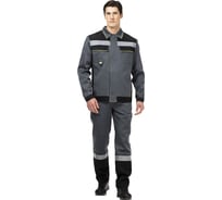 Костюм с брюками Авангард. Профессиональная экипировка Джокер NEW, серый/черный/лайм, р.112-116, рост 170-176 521889