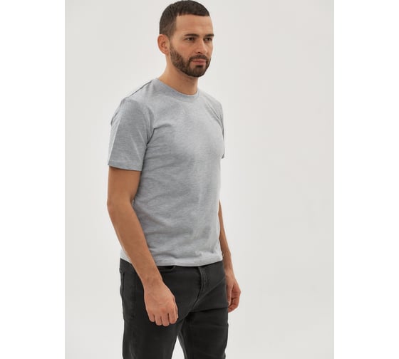 Футболка MARISA 160г/м2 серая меланж, размер 5XL 000000871