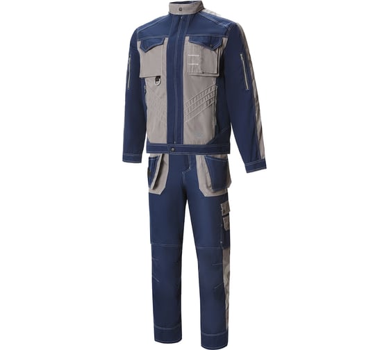 Костюм СОЮЗСПЕЦОДЕЖДА Прогресс темно-синий/темно-серый, р. 64-66, рост 170-176 2000000142197 1
