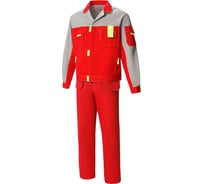 Костюм СОЮЗСПЕЦОДЕЖДА Профессионал-2 красный/светло-серый, р. 60-62, рост 170-176 1960008004099