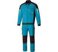 Костюм СОЮЗСПЕЦОДЕЖДА STATUS NEW, аквамарин/черный, р.52-54, рост 182-188 2000000117171