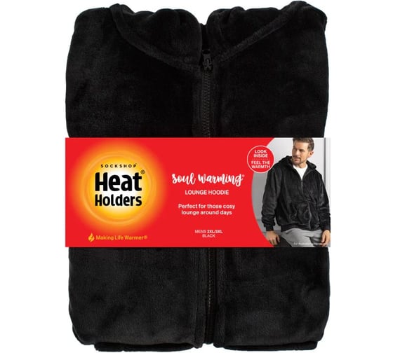 Куртка флисовая мужская Heat Holders 2XL/3XL, black AFMHH51BKXX