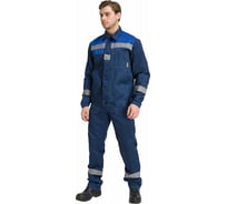 Костюм рабочий с полукомбинезоном Pentalab (т.синий/василек) спецодежда КОС812-1_44-46/182-188