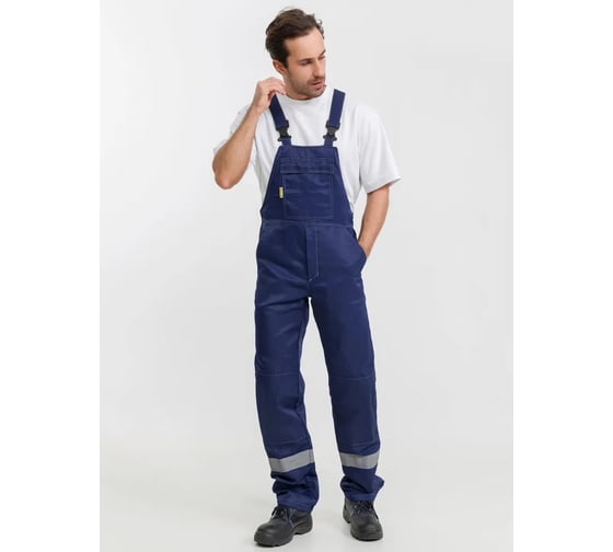 Полукомбинезон рабочий Pentalab синий, спецодежда ПОЛ504-1_60-62/182-188 1