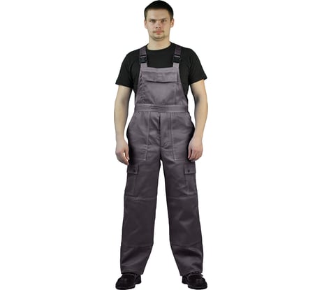 Мужской полукомбинезон URSUS ЯЛ-02-02, р.56-58, рост 182-188, серый 90001030