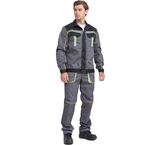 Костюм рабочий с брюками Pentalab "Apex PRO" (серый) Спецодежда КОС806-2_60-62/182-188