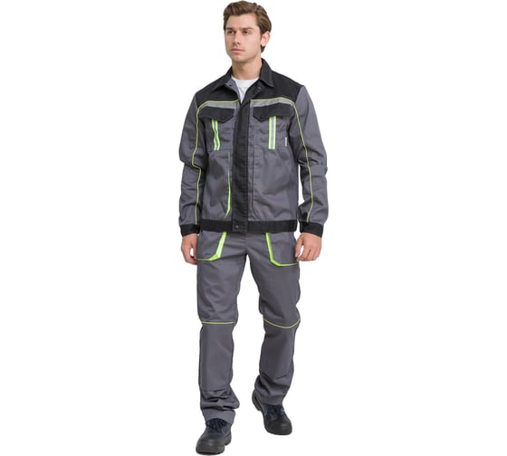 Костюм рабочий с брюками Pentalab "Apex PRO" (серый) Спецодежда КОС806-2_44-46/170-176 1