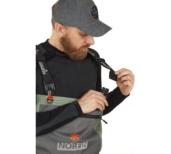 Полукомбинезон забродный Norfin PILOT STOCKINGFOOT 2 02 р.ML 83321-02M-L