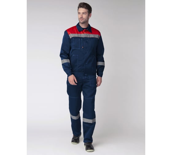 Костюм Факел Легион-2 СОП Смесовая,210, полукомбинезон, темно-синий/красный 87489002.006 1