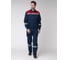 Костюм с полукомбинезоном Лигор-2 СОП Факел (ткань смесовая, 210) т.синий/красный 87489002.006 1