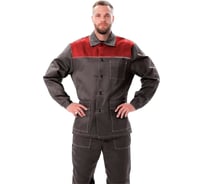 Костюм мужской летний URSUS Дамаск темно-серый/красный, р.60-62, 170-176 КОС316- Т.СЕРЫЙ/ КРАСНЫЙ/60-62, 170-176