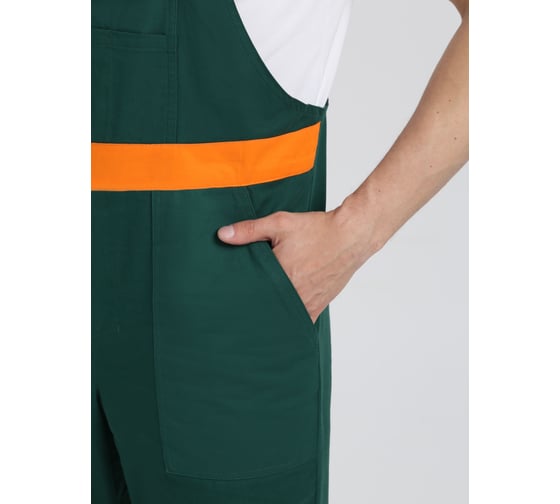 Костюм ФАКЕЛ ИТР СОП IMP (тк.Саржа,250) п/к, т.зеленый/оранжевый 87489143.007