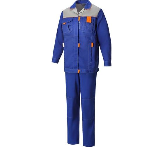 Женский костюм СОЮЗСПЕЦОДЕЖДА Профессионал василек/светло-серый, р. 56-58, рост 158-164 2140029601074 1