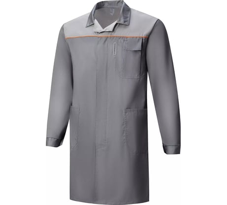 Халат СОЮЗСПЕЦОДЕЖДА Профессионал темно-серый/светло-серый, р. 48-50/рост 170-176 2140024501010