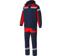 Костюм СОЮЗСПЕЦОДЕЖДА Континент с СВП темно-синий/красный, р. 56-58/рост 182-188 480019601069 0480019601069