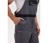 Костюм РАССО "Система", куртка+полукомбинезон, цвет темно-серый/черный/лимон, р 60-62/170-176 76495 (60/170)